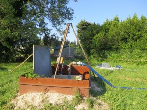 Emprise du chantier de régénération